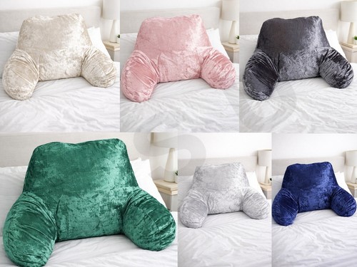 Crushed velvet backrest pillow - velvet,