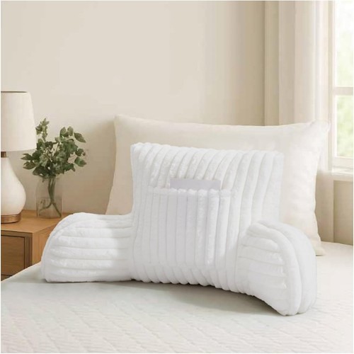 White cuddle cushion fleece - cuddle,