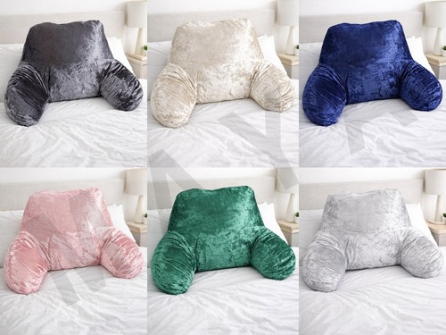 Crushed velvet reading pillow - velvet,