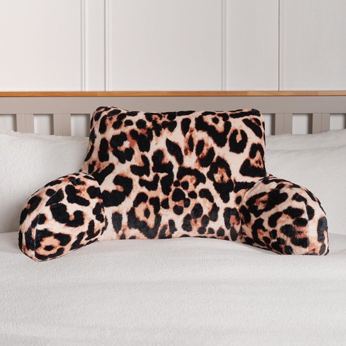 Leopard cushion reading pillow - reading,