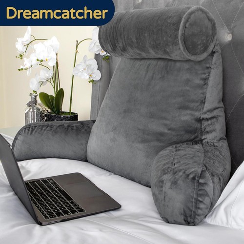 Reading pillow large - large, grey