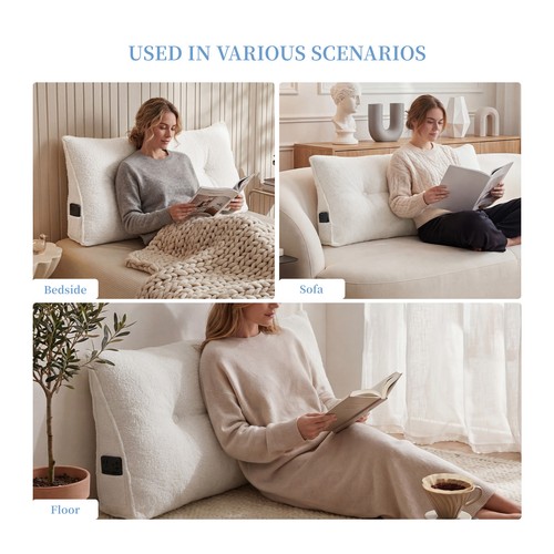 Teddy fleece triangle backrest - triangle,
