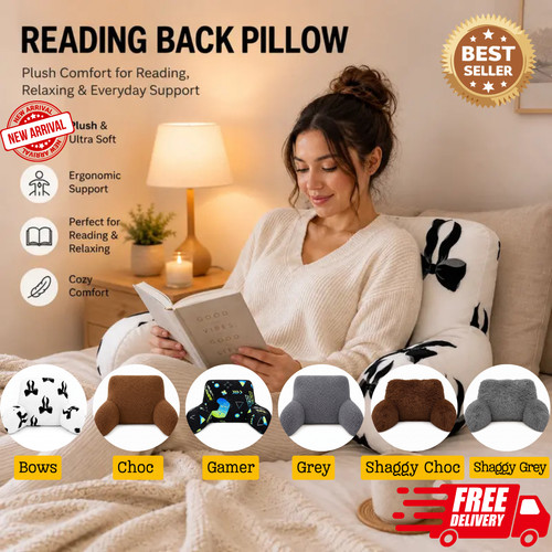 Reading pillow with arms - pillow,