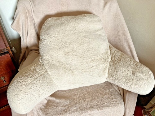 Portable teddy fleece cushion - portable,