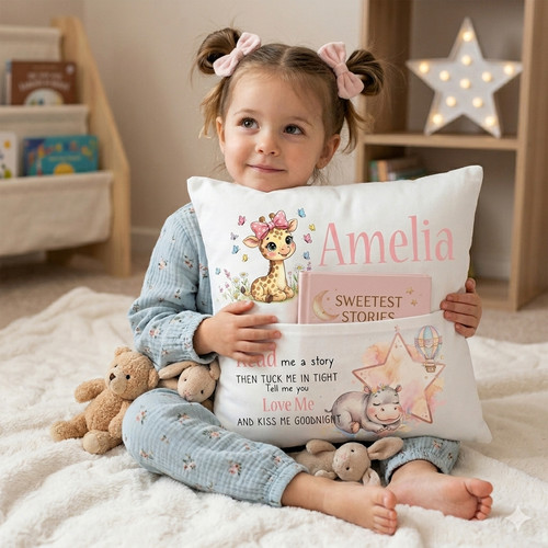 Personalised reading cushion - personalised,