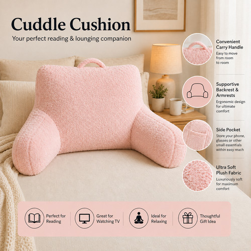 Cuddle reading cushion teddy - cuddle,