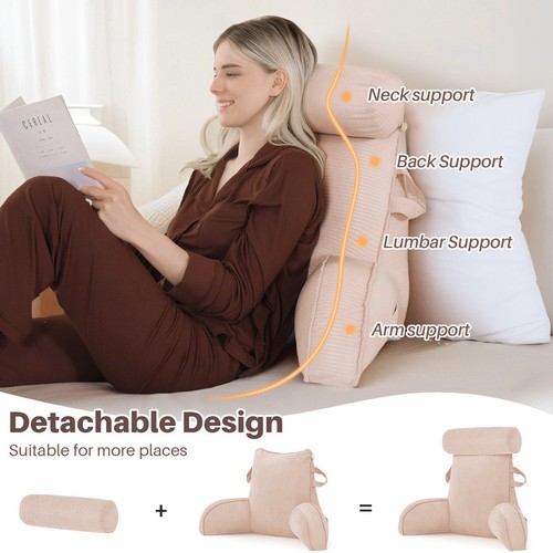 Bed reading pillow back rest - pillow,