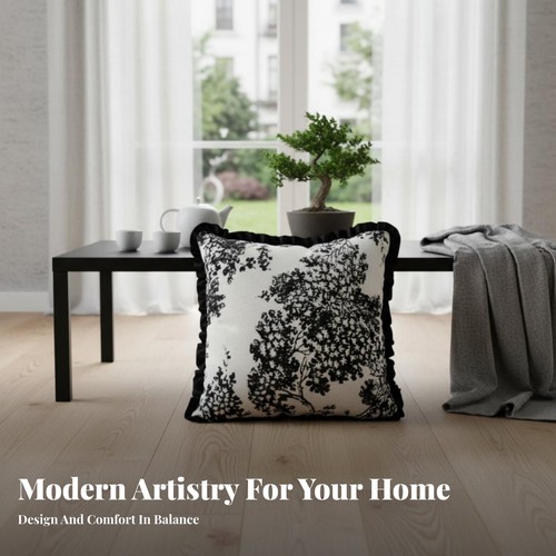 Tasseled cube pouf - cube, sofa